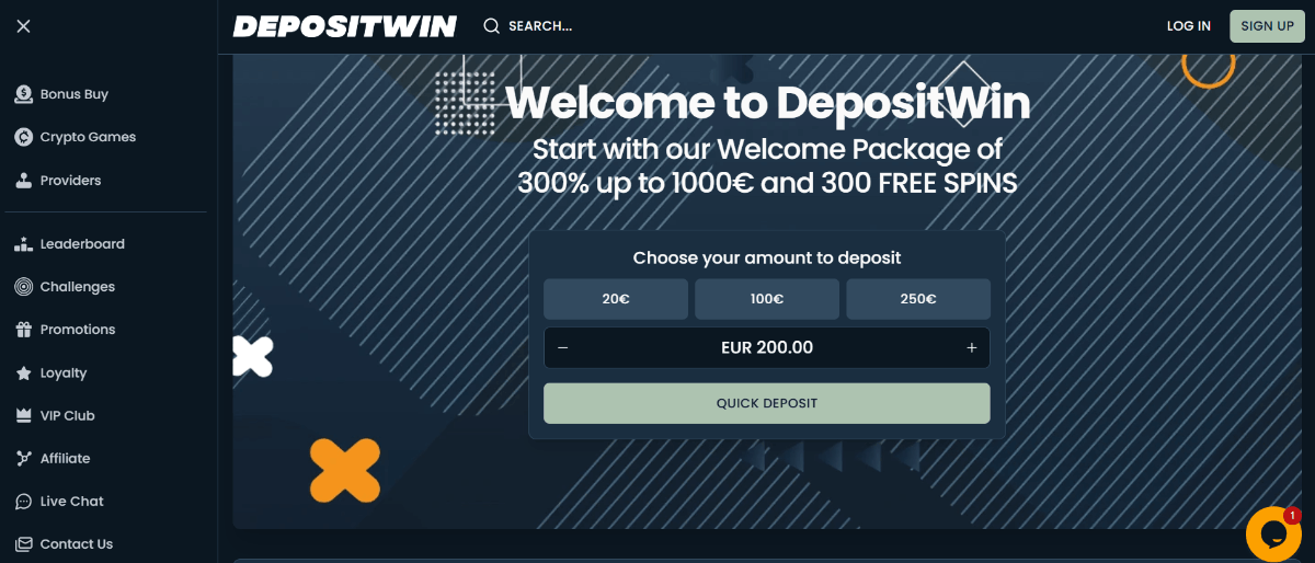 depositwin casino